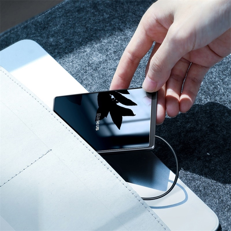 Беспроводное зарядное устройство Baseus Card Ultra-thin (WX01B-01) 15 W, black