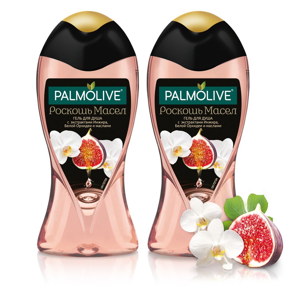 Гель для душа Palmolive с экстрактами Инжира, Белой Орхидеи и маслами, 250 мл набор из 2шт - купить в Эксперты Чистоты, цена на Мегамаркет