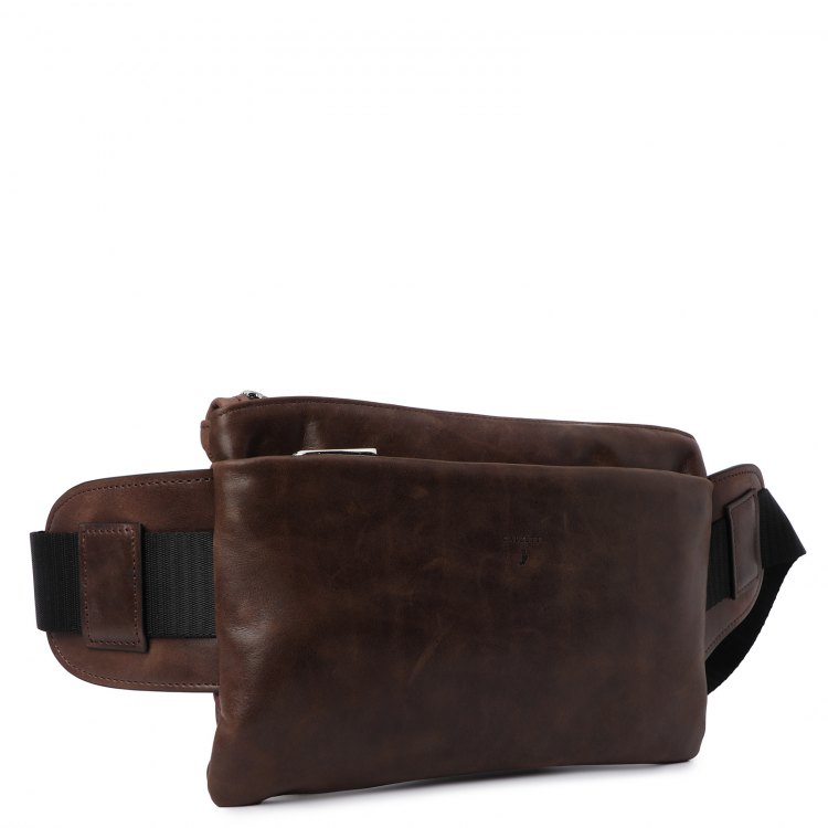 Поясная сумка мужская Calzetti ADAM коричневая