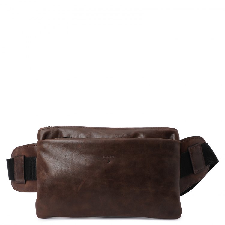 Поясная сумка мужская Calzetti ADAM коричневая