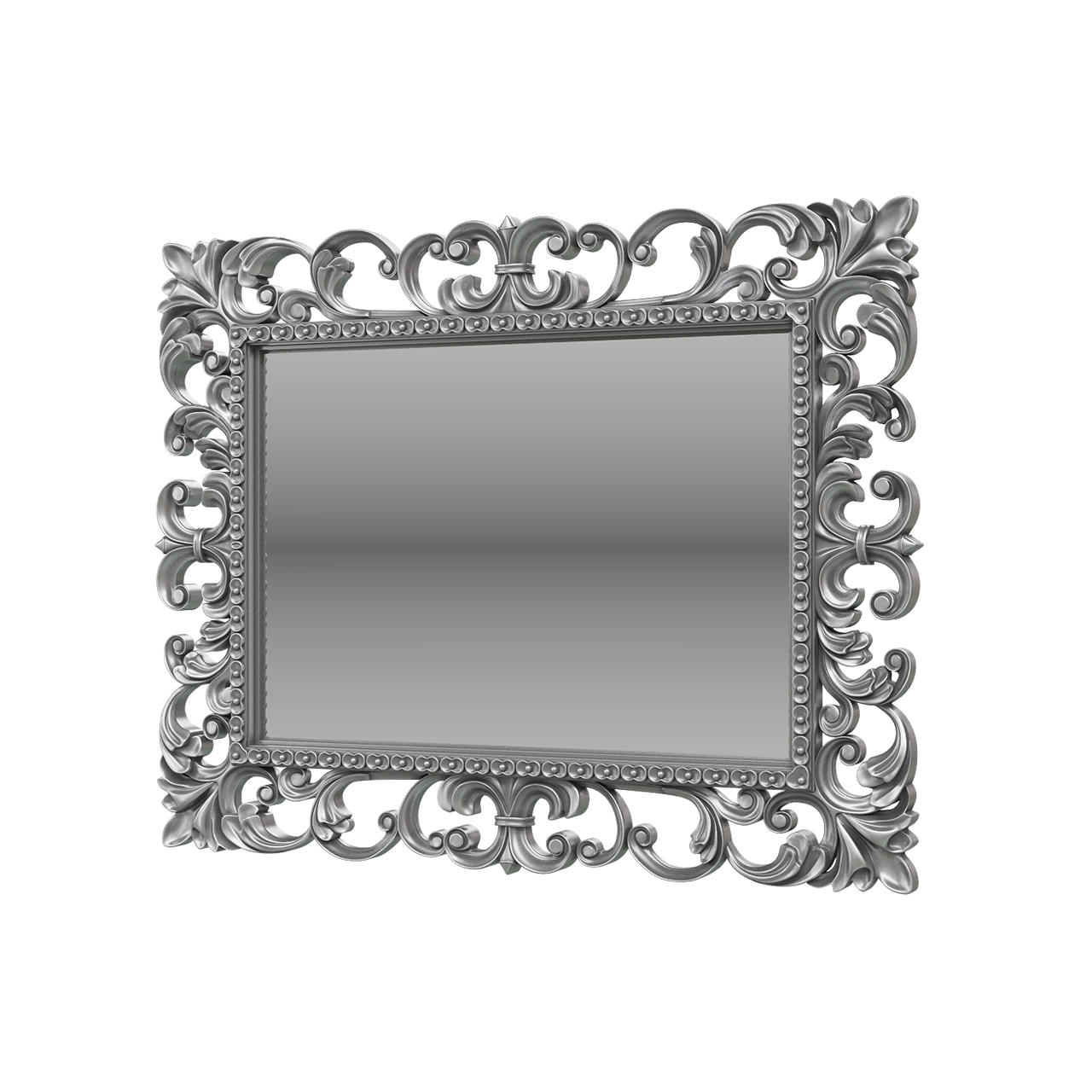 Зеркало Мэри-Мебель ЗК-03 серебро, 95х6х75 см