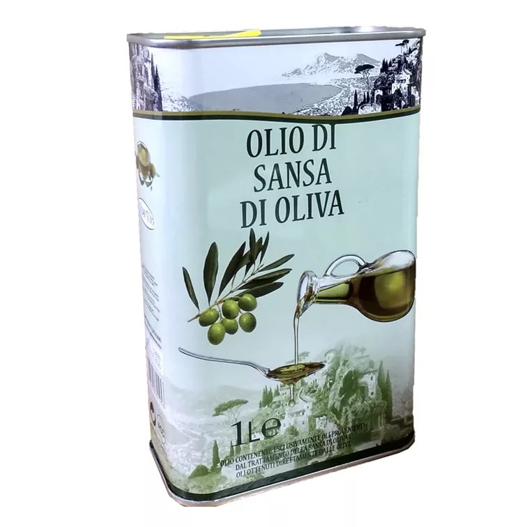 Купить оливковое масло Olio di Sansa di Oliva 1л, Италия, цены на Мегамаркет | Артикул: 600001936128