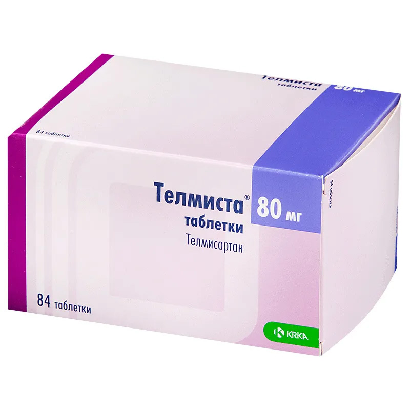 Телмиста таблетки 80 мг №84 - купить в ВиртуалСервис ООО, цена на Мегамаркет