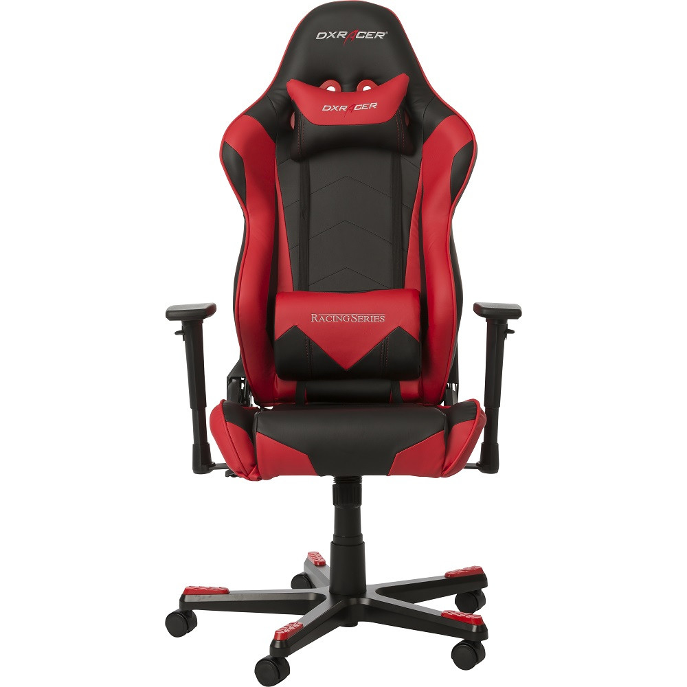 Кресло игровое DXRacer RACING OH/RE0/NR, черный/красный