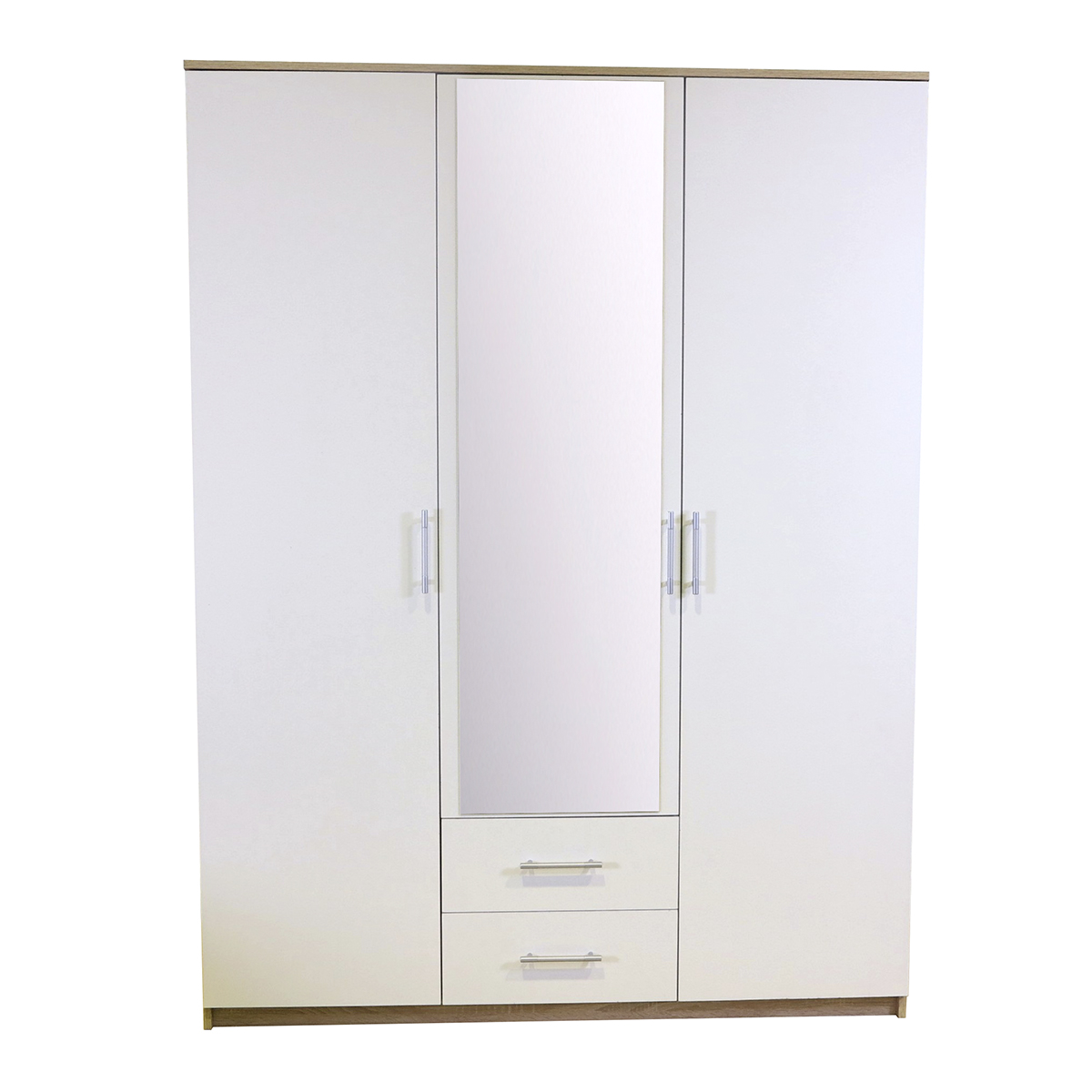 Шкаф Шарм-Дизайн Уют 150х52х200 Дуб Сонома и Белый - характеристики и ...