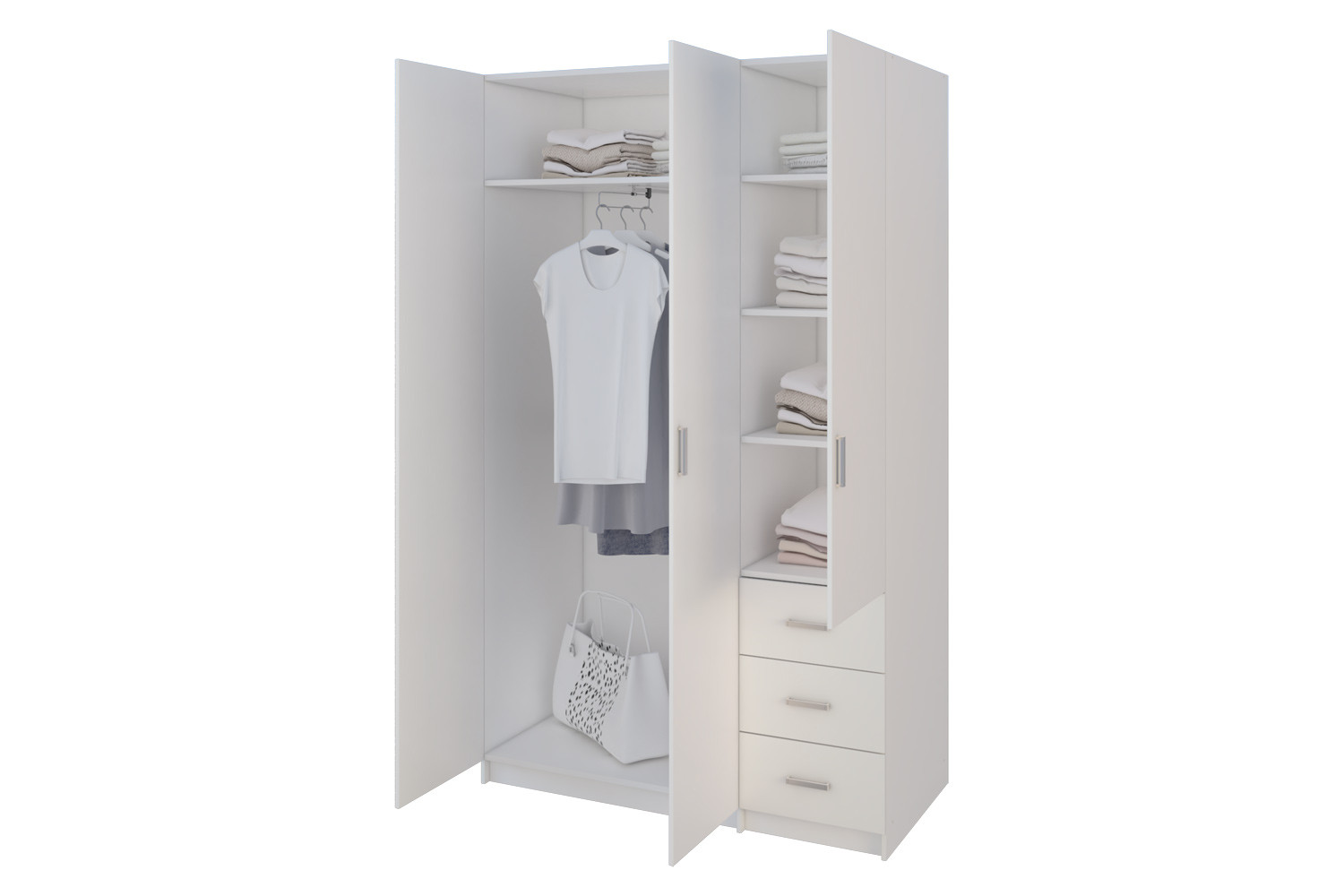 шкаф 3 х дверный лофт дуб сонома