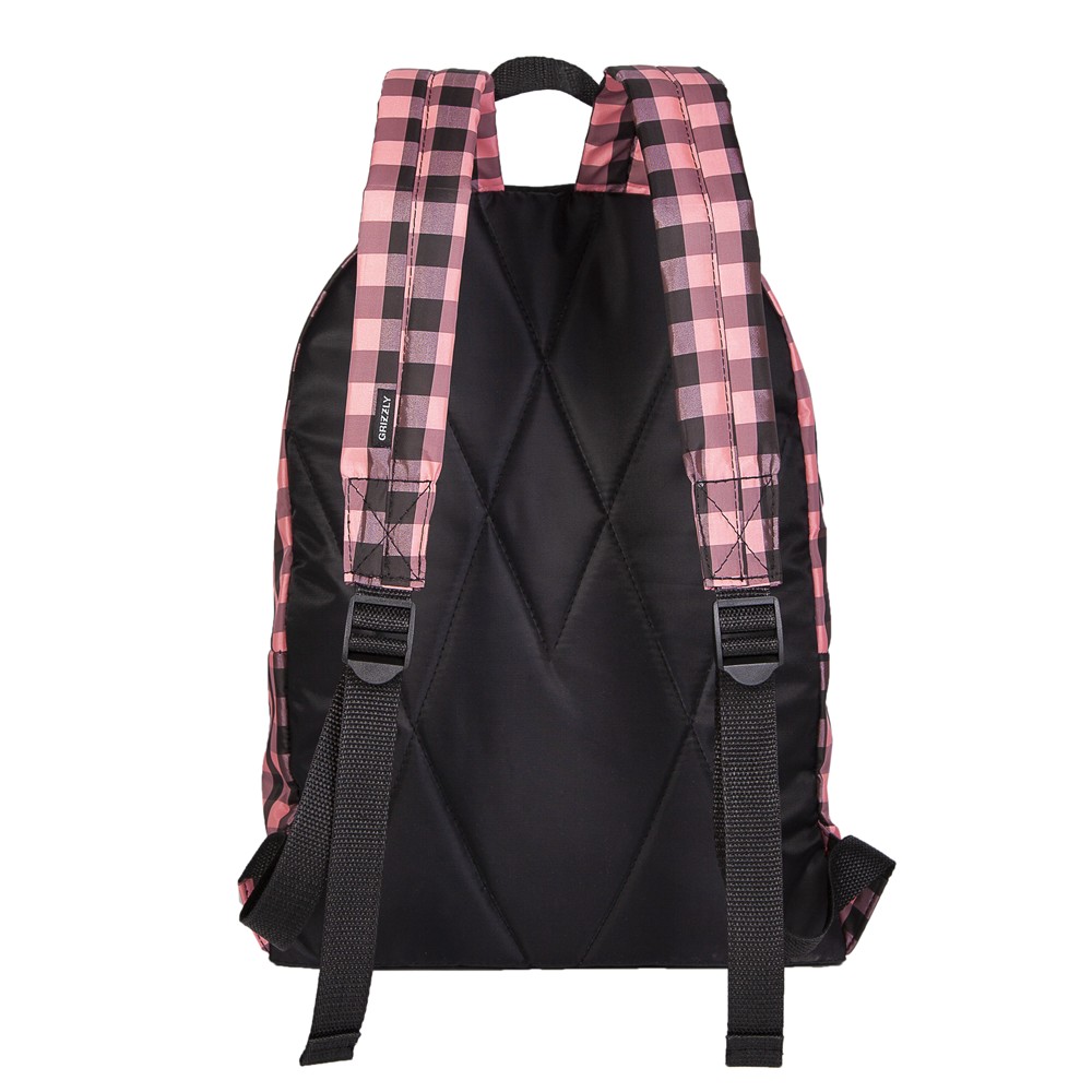 Рюкзак женский Grizzly RX-022-2 черный-розовый