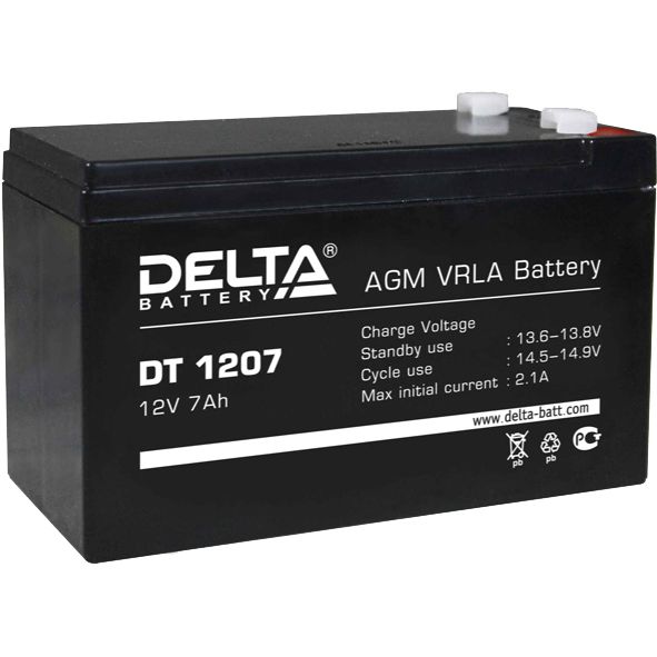 Аккумулятор для ИБП Delta DT 1207 - купить в АМИТ-Проект, цена на Мегамаркет