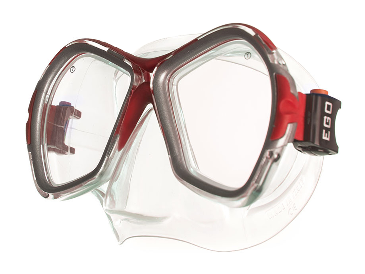 Маска для плавания Salvas Phoenix Mask серебристая/красная - купить в Москве, цены на Мегамаркет | 100028986878