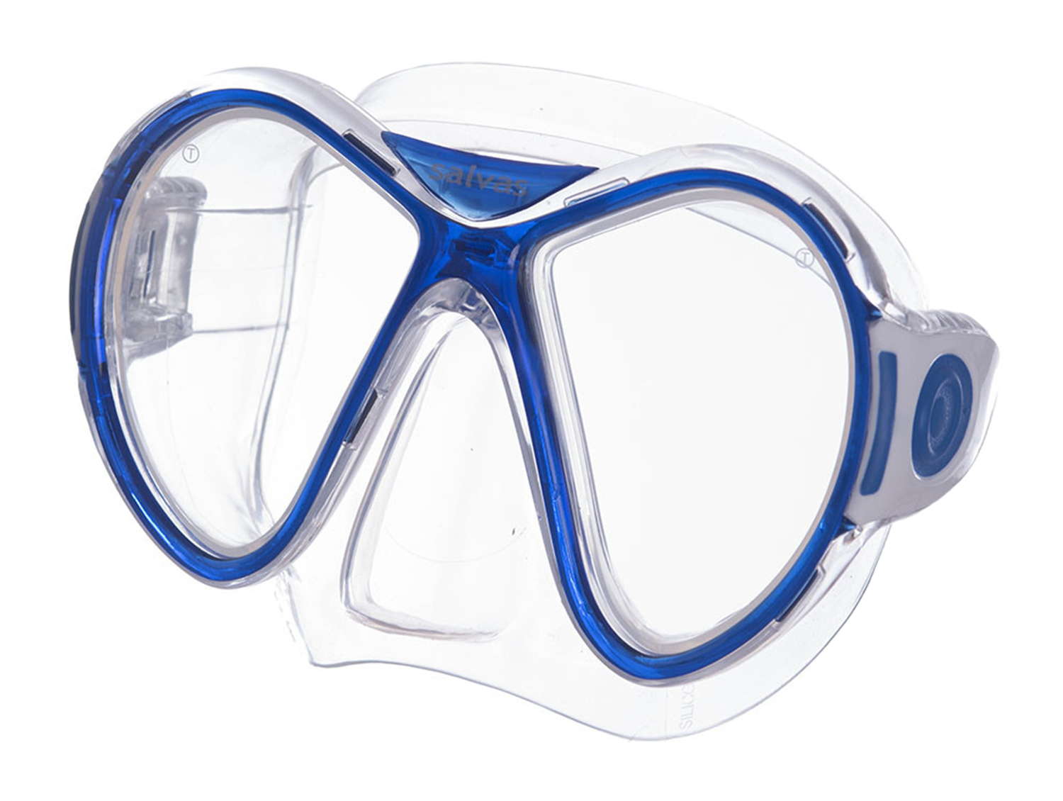 Маска для плавания Salvas Kool Mask синяя - купить в atletik-shop.ru, цена на Мегамаркет