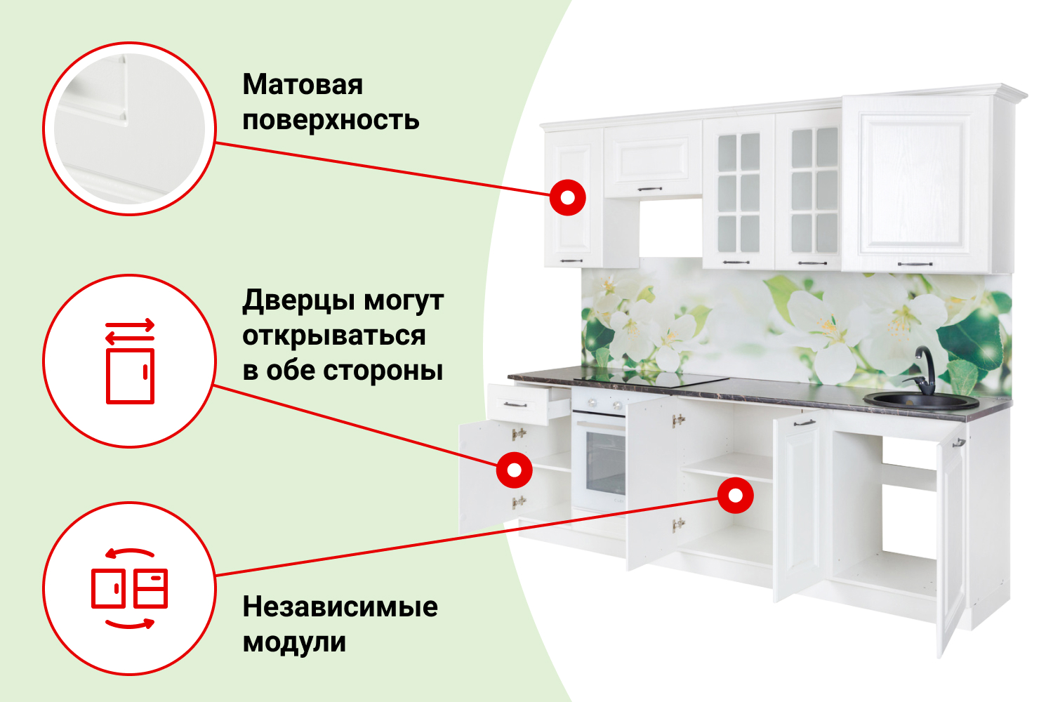 Кухонные гарнитуры российские