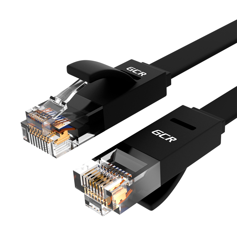 Кабель GCR Prof UTP 30AWG cat.6 RJ45 T568B 2m Black – купить в Москве ...