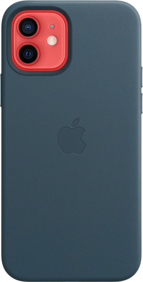 Чехол Apple для iPhone 12 / 12 Pro Leather MagSafe Baltic Blue