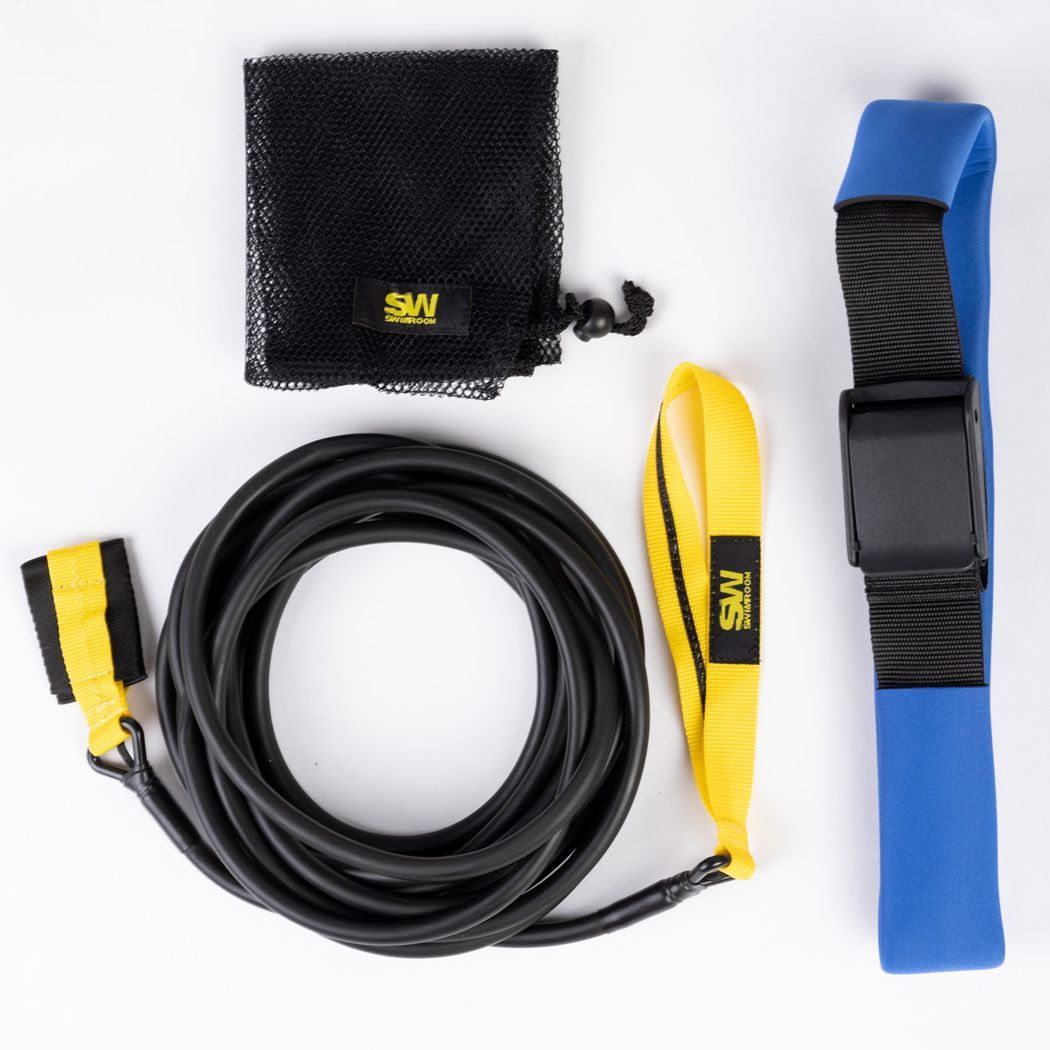 Резина для протяжки пловца SwimRoom Rubber broach with Rope 6m,желтый ...