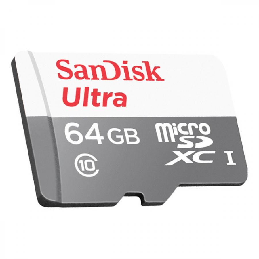 Карта памяти SanDisk Ultra 64GB microSD (SDSQUNR-064G-GN3MN) - отзывы  покупателей на маркетплейсе Мегамаркет | Артикул: 100027469206