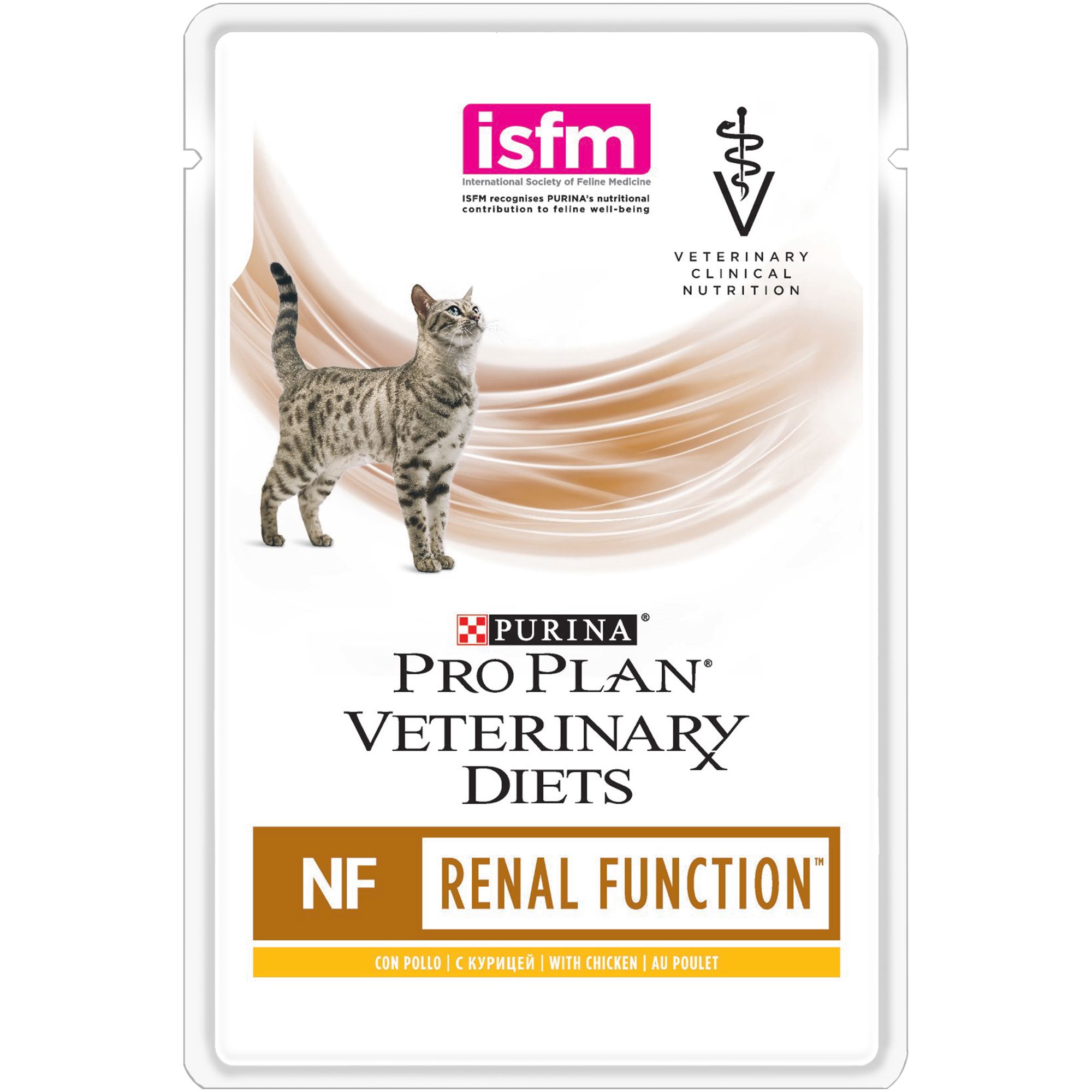 Влажный корм для кошек Pro Plan Veterinary Diets NF Renal Function, курица, 10шт, 85г