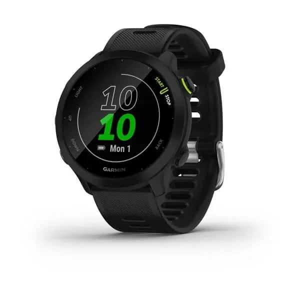 Смарт-часы Garmin Forerunner 55 черный (0100256210), купить в Москве, цены в интернет-магазинах на Мегамаркет