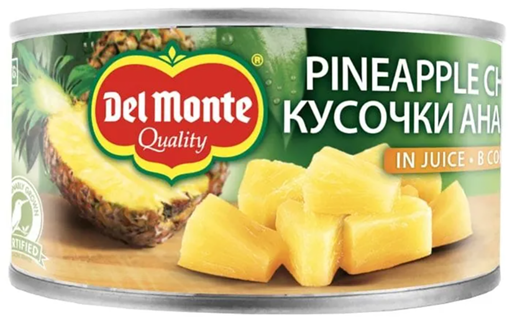 Ананасы Del Monte кольца, 234 г - купить в Мегамаркет Москва Пушкино, цена на Мегамаркет