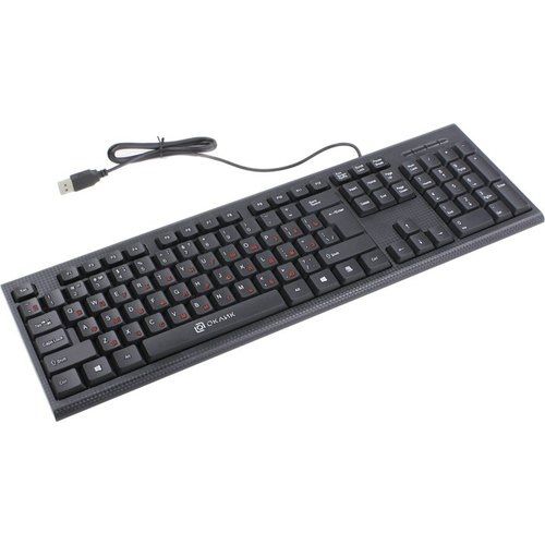 Проводная клавиатура OKLICK 120M Black - купить в cenam.net (север), цена на Мегамаркет
