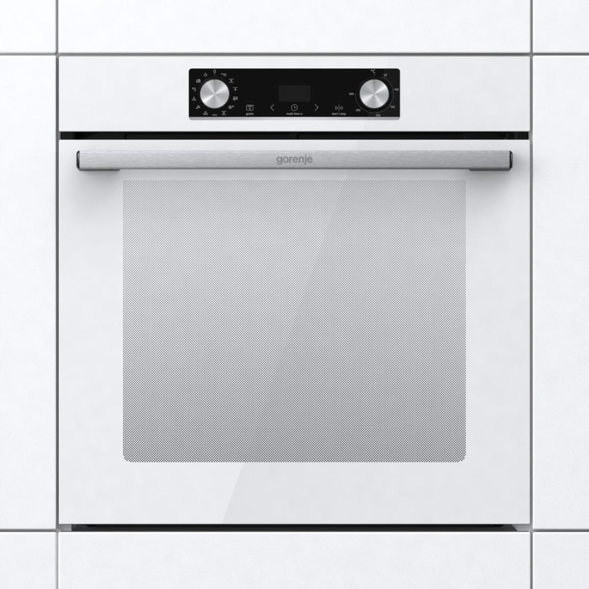 Электрический духовой шкаф gorenje bos6737e06wg белый