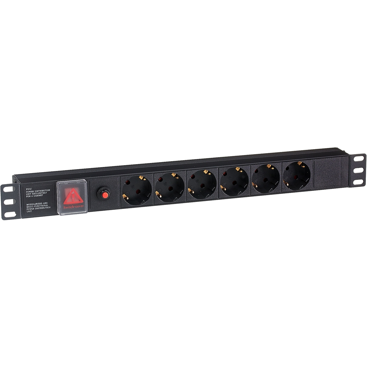 Exegate EX280830RUS Блок розеток ExeGate ServerPro PDU-19H605 Al-6S-C14-SW-O, 19",1U,алюм, - купить в Неватека, цена на Мегамаркет