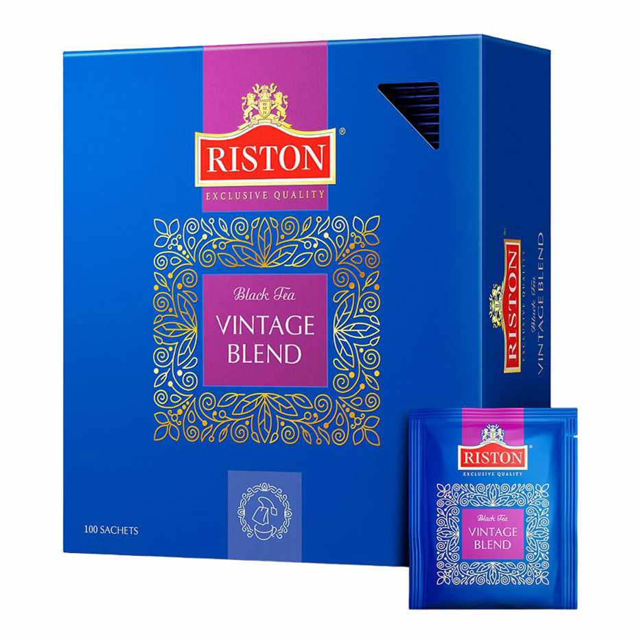 Купить чай черный Riston Vintage Blend в пакетиках 2 г х 100 шт, цены ...