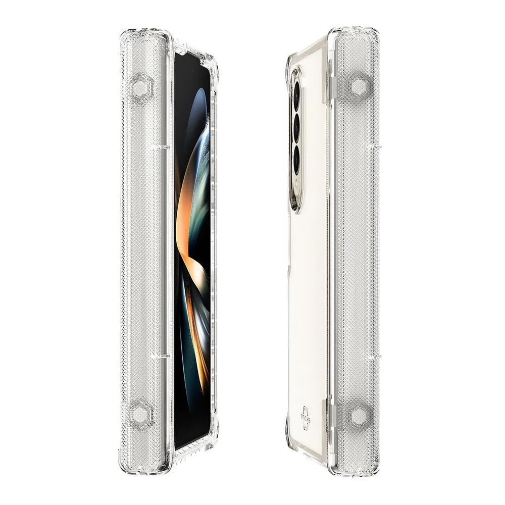 Чехол антибактериальный ITSKINS SUPREME HINGE для Galaxy Z Fold 4,  прозрачный, , шт – купить в Москве, цены в интернет-магазинах на Мегамаркет