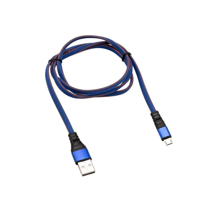 Кабель Rexant USB - MicroUSB 1m Blue Denim 18-1163