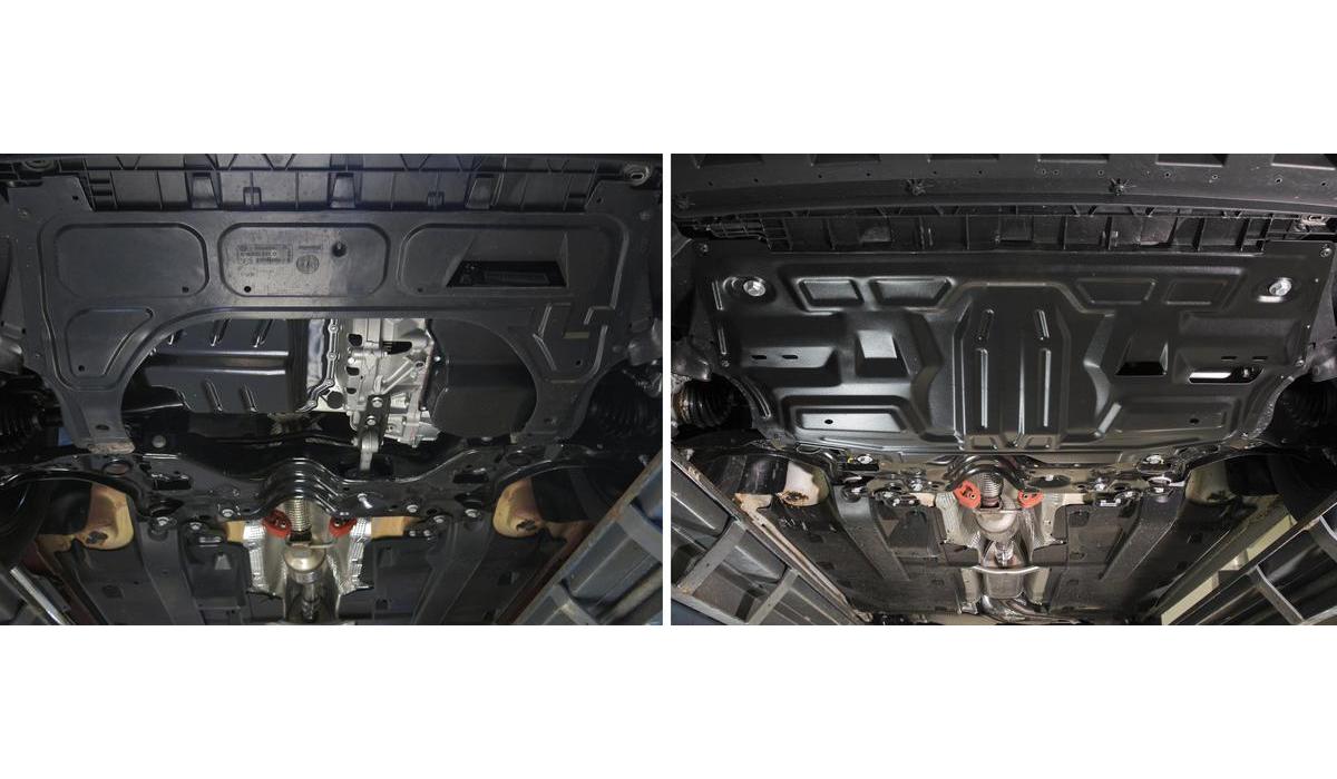Защита картера и КПП Rival Seat Ibiza IV Fabia RS II Roomster 5J Polo V ,111.5842.1