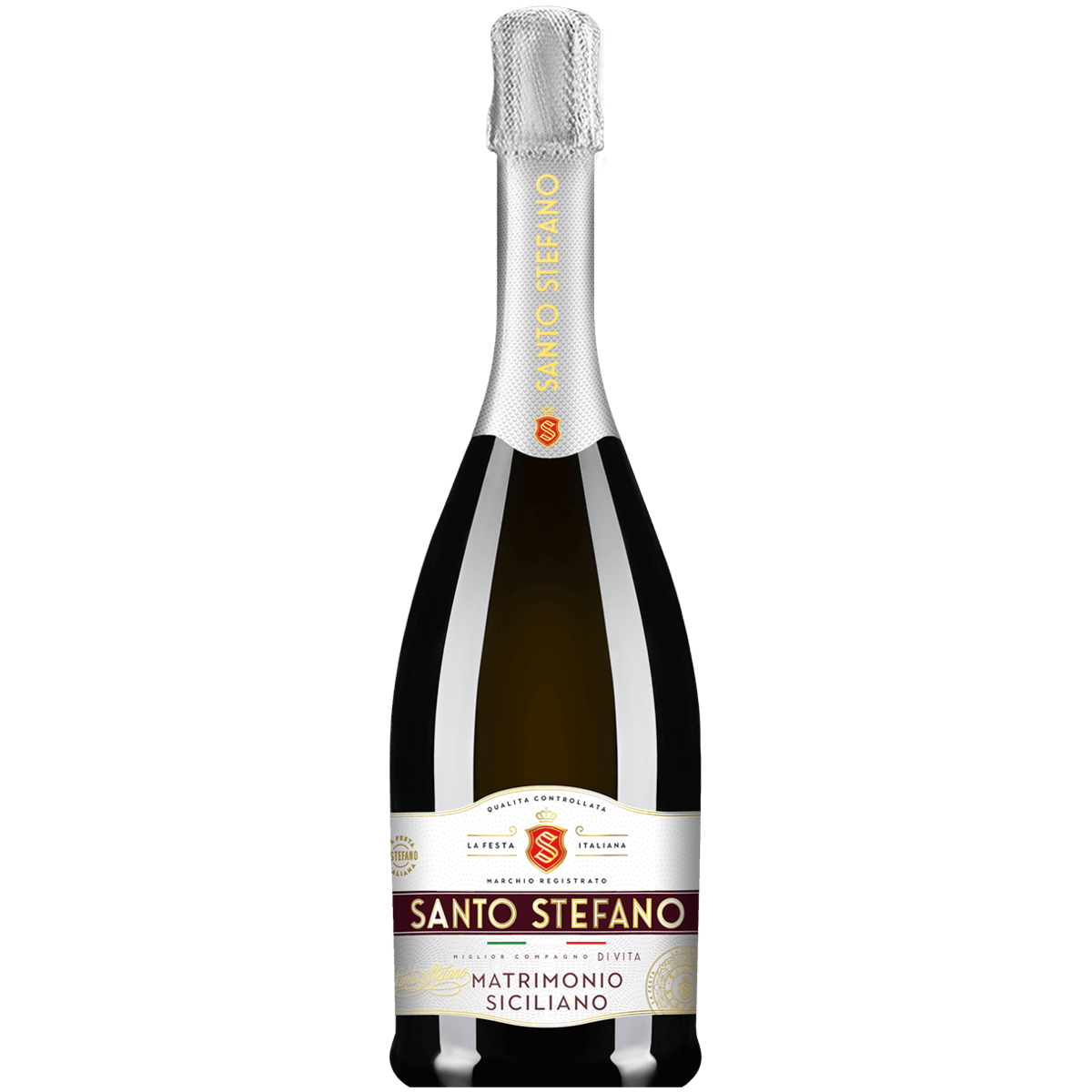 Напиток винный Santo Stefano Matrimonio Siciliano белый полусладкий 0,75 л - характеристики и описание на Мегамаркет