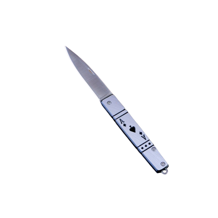 Нож перочинный лезвие хром 7,3см, рукоять Туз пик, 17см - купить в Москве, цены на Мегамаркет