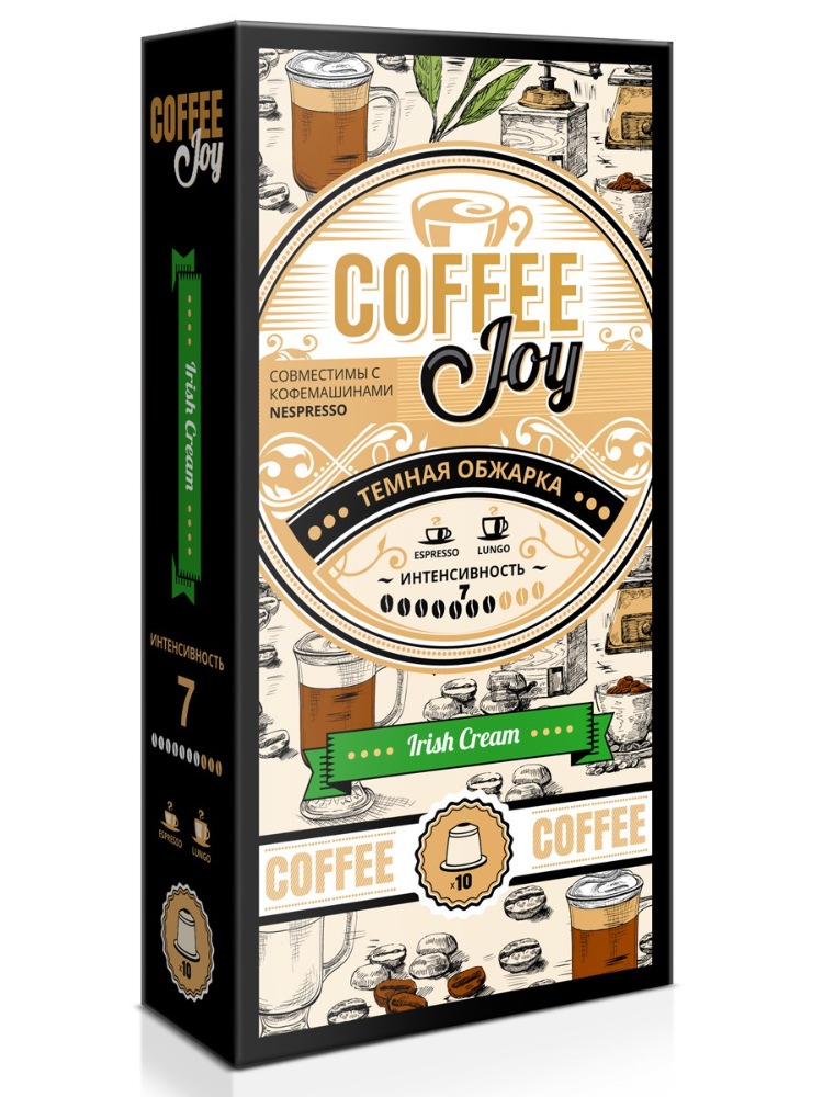 Кофе в капсулах Coffee Joy \"Ирландский крем\", формата Nespresso ...