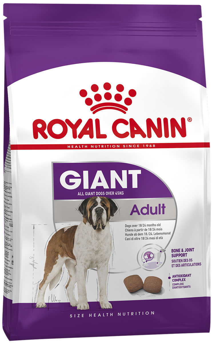 Сухой корм для собак ROYAL CANIN Adult Giant, птица, 15кг - купить в Барбоссо, цена на Мегамаркет