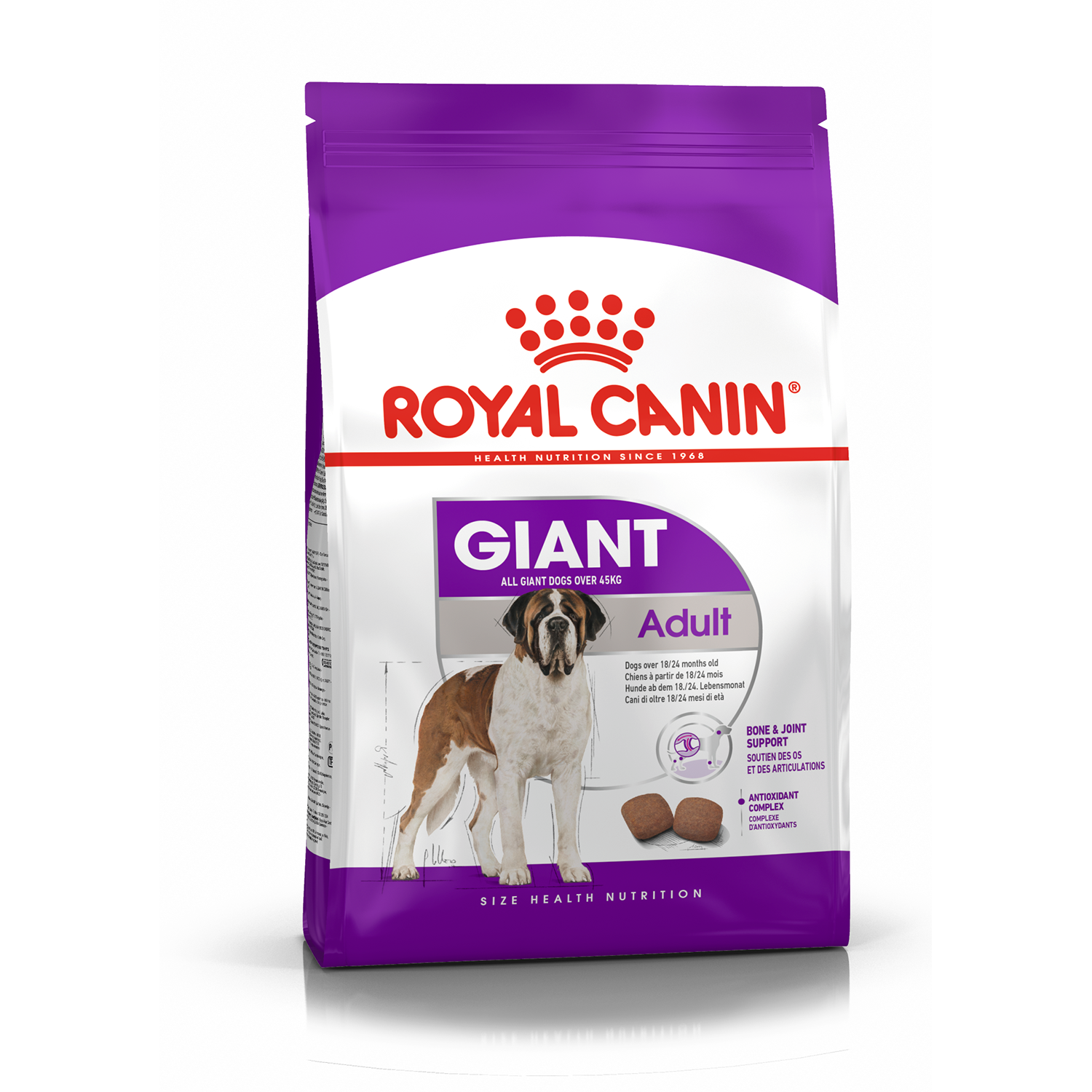 Сухой корм для собак Royal Canin Giant Adult, для гигантских пород 4 кг - купить в ООО «РЕФЛЕКС», цена на Мегамаркет