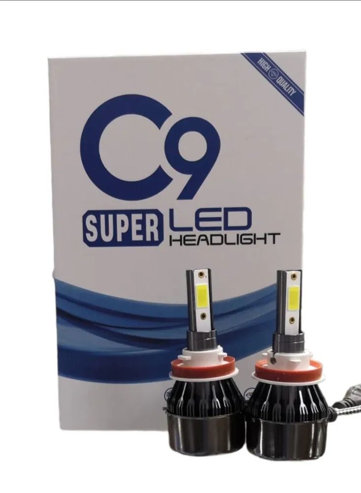 Светодиодные лампы Led HEADLIGHT C9 H11, комплект 2 шт. - купить в Москве, цены на Мегамаркет | 600011885295