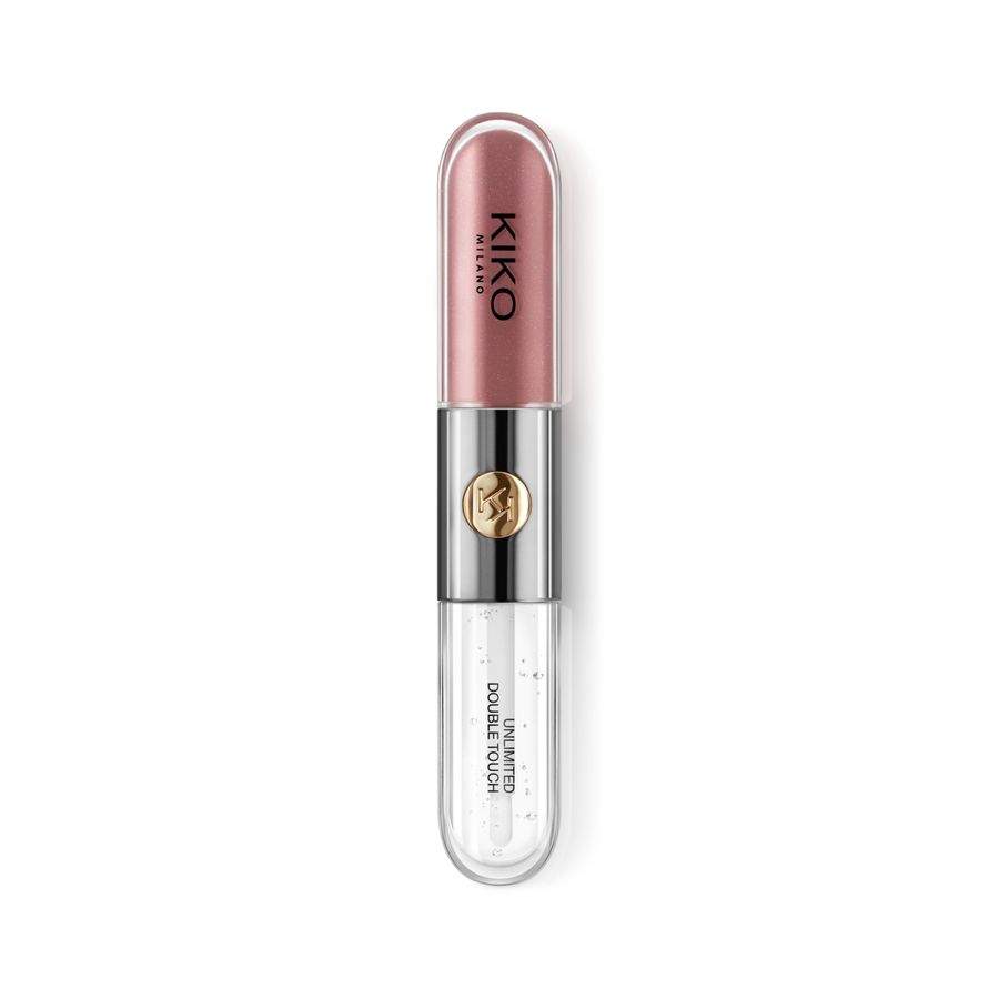 Купить блеск для губ Kiko Milano Unlimited double touch 120 Rosy Mauve 6  мл, цены на Мегамаркет | Артикул: 100036868372