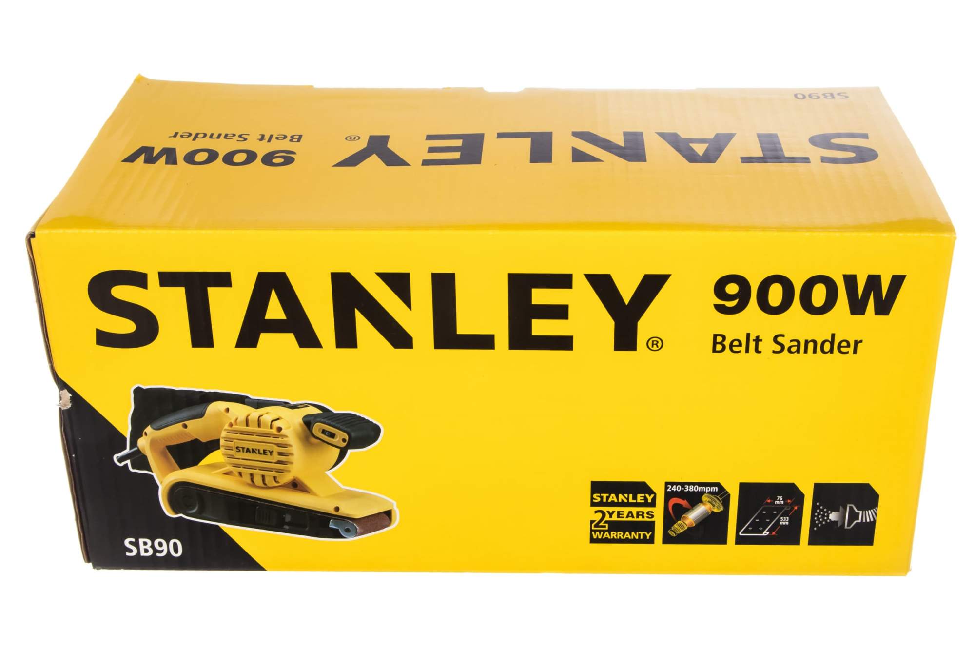 Ленточная шлифмашина STANLEY SB90 купить, цены на Мегамаркет