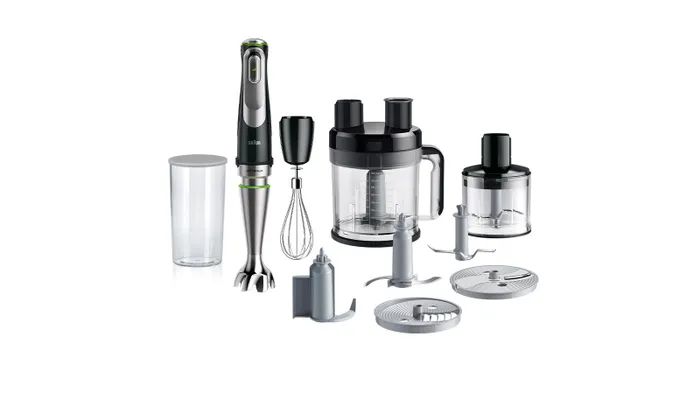 Погружной блендер Braun Multiquick 9 MQ9195XLI Silver/Black - купить в Бонатека BP, цена на Мегамаркет