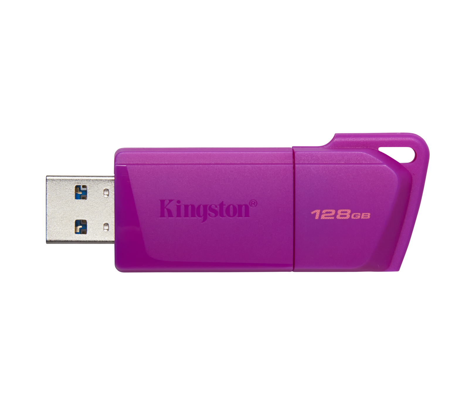 Флешка Kingston 128GB DataTraveler Exodia M - Neon, фиолетовый, купить в Москве, цены в интернет-магазинах на Мегамаркет