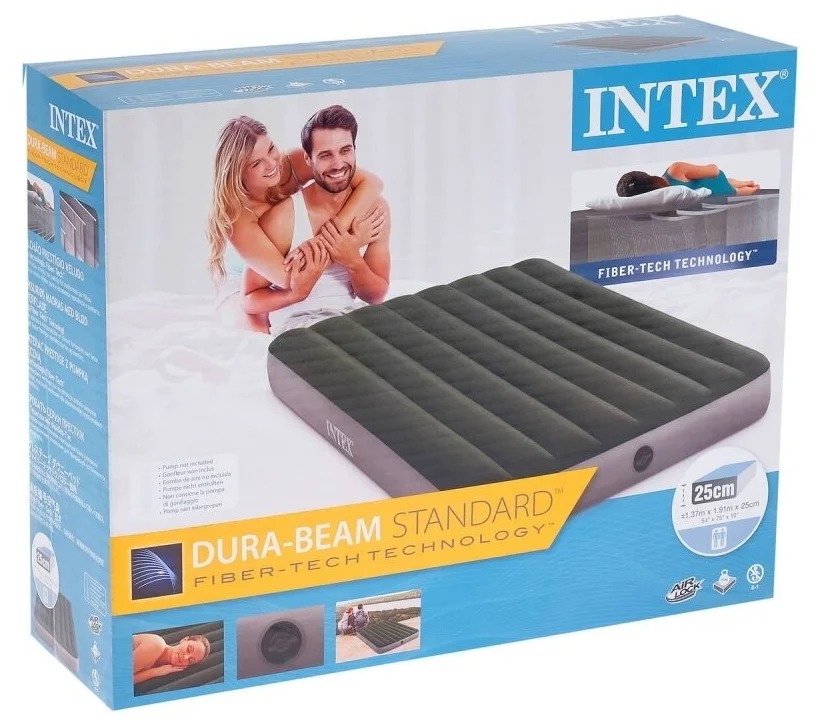 Надувной матрас intex prestige downy bed