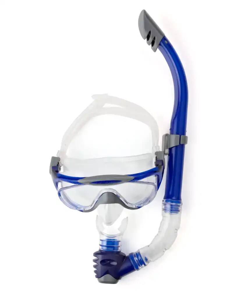 Hyperdeep. Mask Snorkel Set PVC маска+трубка. Набор для подводного дайвинга speedo.