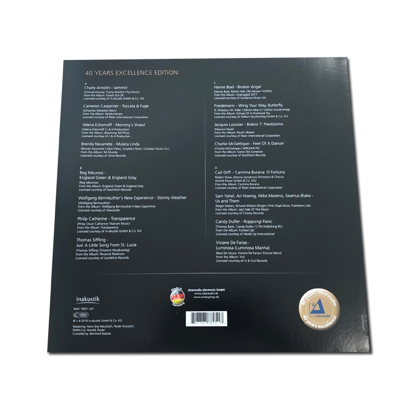 Inakustik 01678051 Clearaudio - 40 Years Excellence Edition (2 LP) №2