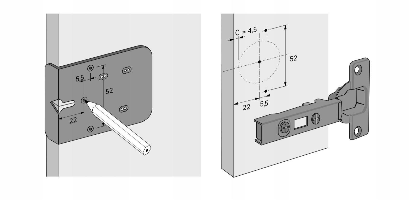 Кондуктор Hettich BLUEJIG.