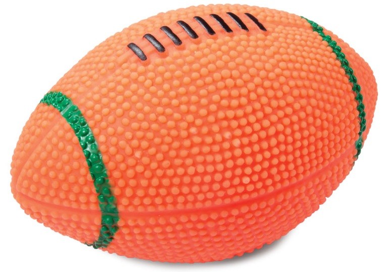 Развивающая игрушка для собак Triol Мяч для регби, оранжевый, 11.5 см