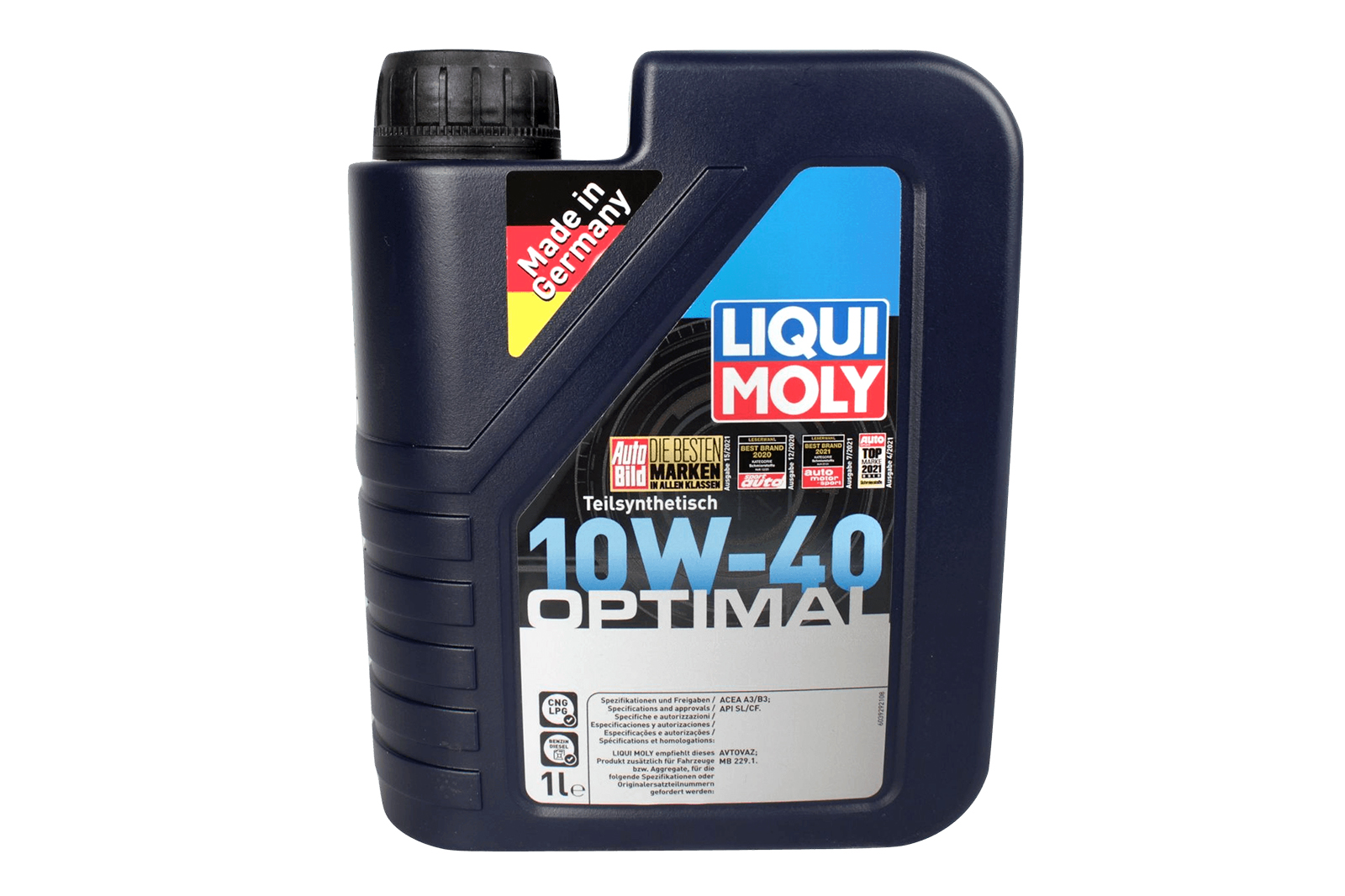 Моторное масло LIQUI MOLY Optimal SAE 10W-40 (1л) - купить в Москве, цены  на Мегамаркет | 100001149000