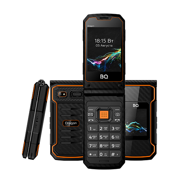 Мобильный телефон BQ 2822 Dragon Black/Orange - купить в Pleer.Ru (самовывоз из магазина), цена на Мегамаркет