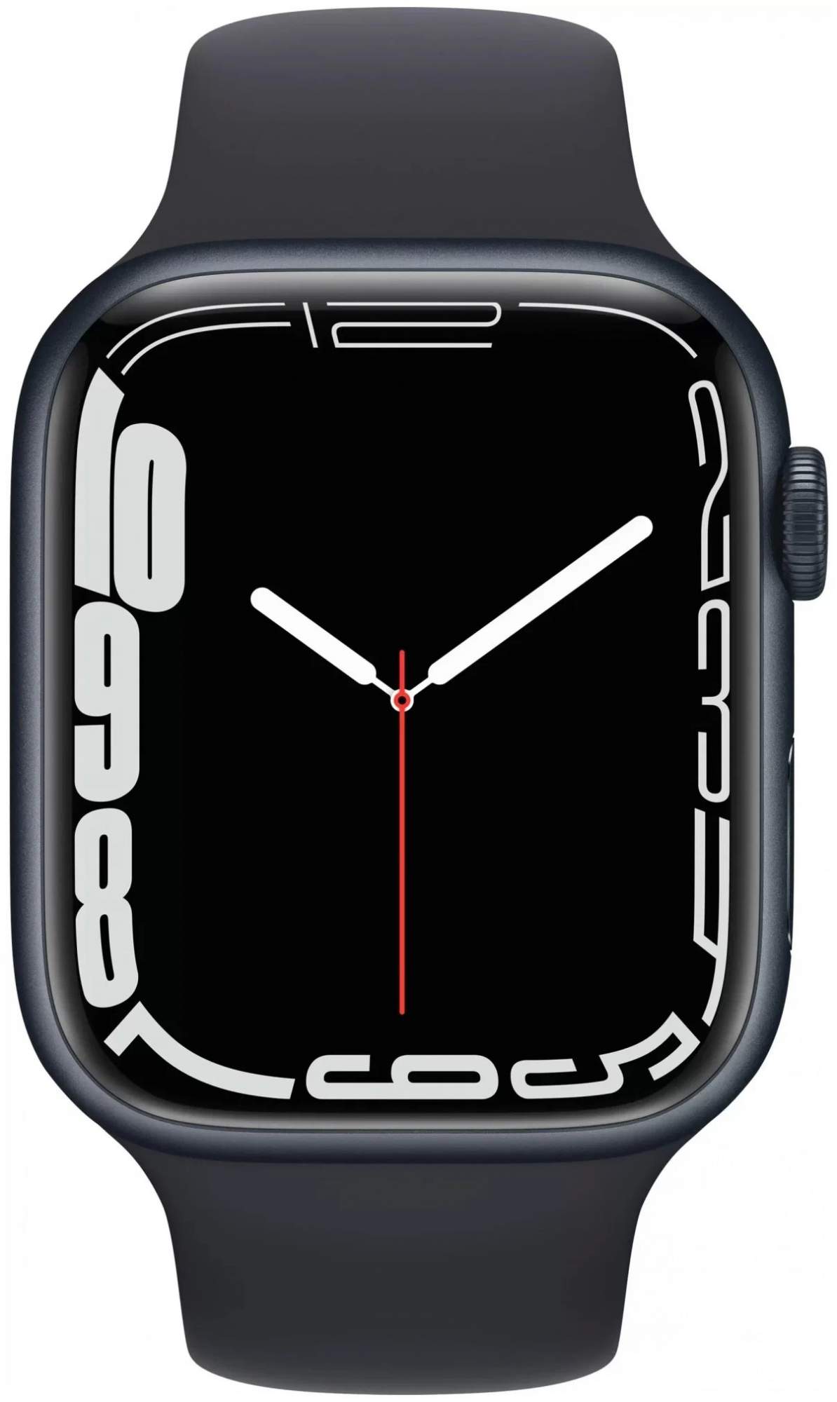 Смарт часы Apple Watch 7 45mm Aluminum Case with Sport Band Midnight -  отзывы покупателей на Мегамаркет