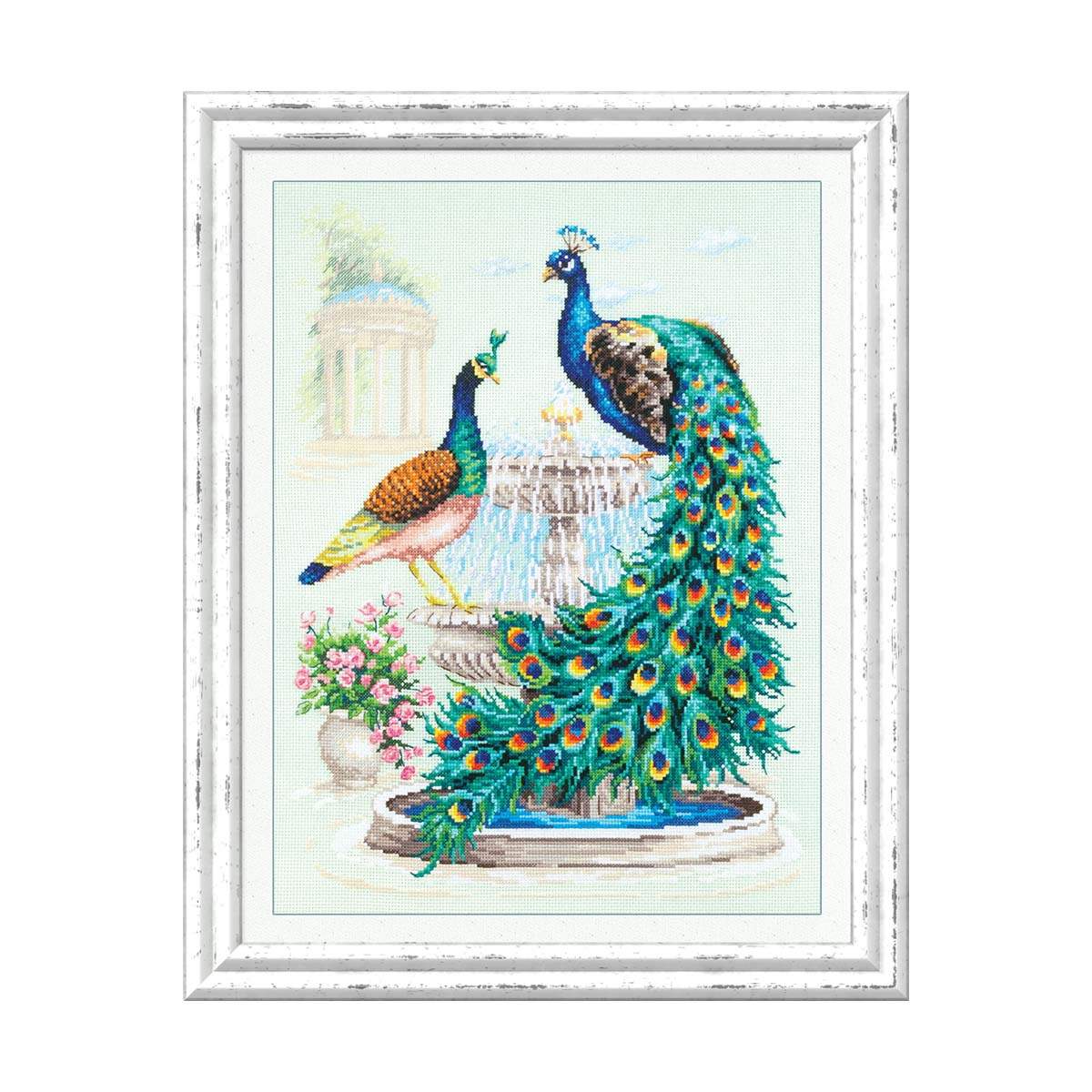 Схемы вышивок павлинов. Чудесная игла Павлины 130-001. Риолис Павлины премиум. Вышивка крестом Лесли Тиэри Павлин. Набор для вышивания "Павлин в стиле Ренессанс" 44x30см.