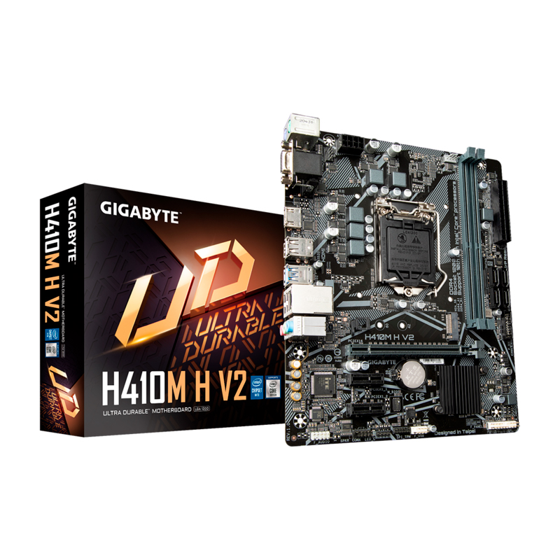 Материнская плата GIGABYTE H410M H V2 - купить в X-PC, цена на Мегамаркет