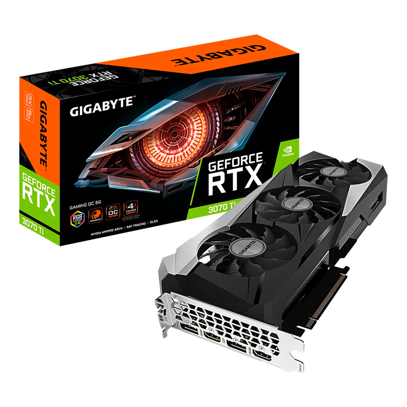 Видеокарта GIGABYTE NVIDIA GeForce RTX 3070 Ti Gaming OC (GV-N307TGAMING OC-8GD), купить в Москве, цены в интернет-магазинах на Мегамаркет